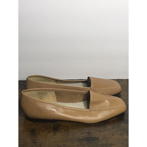 Enzo Angiolini Liberty Womens Tan Leather Slip On Casual Loafers Size 8.5N - Picture 2 of 11